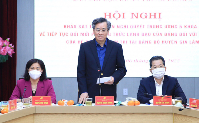 Tập trung khắc phục những khâu yếu, việc khó nhằm đổi mới phương thức lãnh đạo cấp ủy